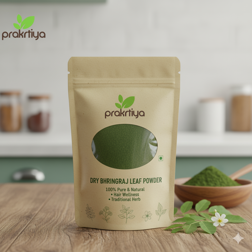Prakrtiya Bhringraj Leaf Powder – Natural Hair & Liver Care