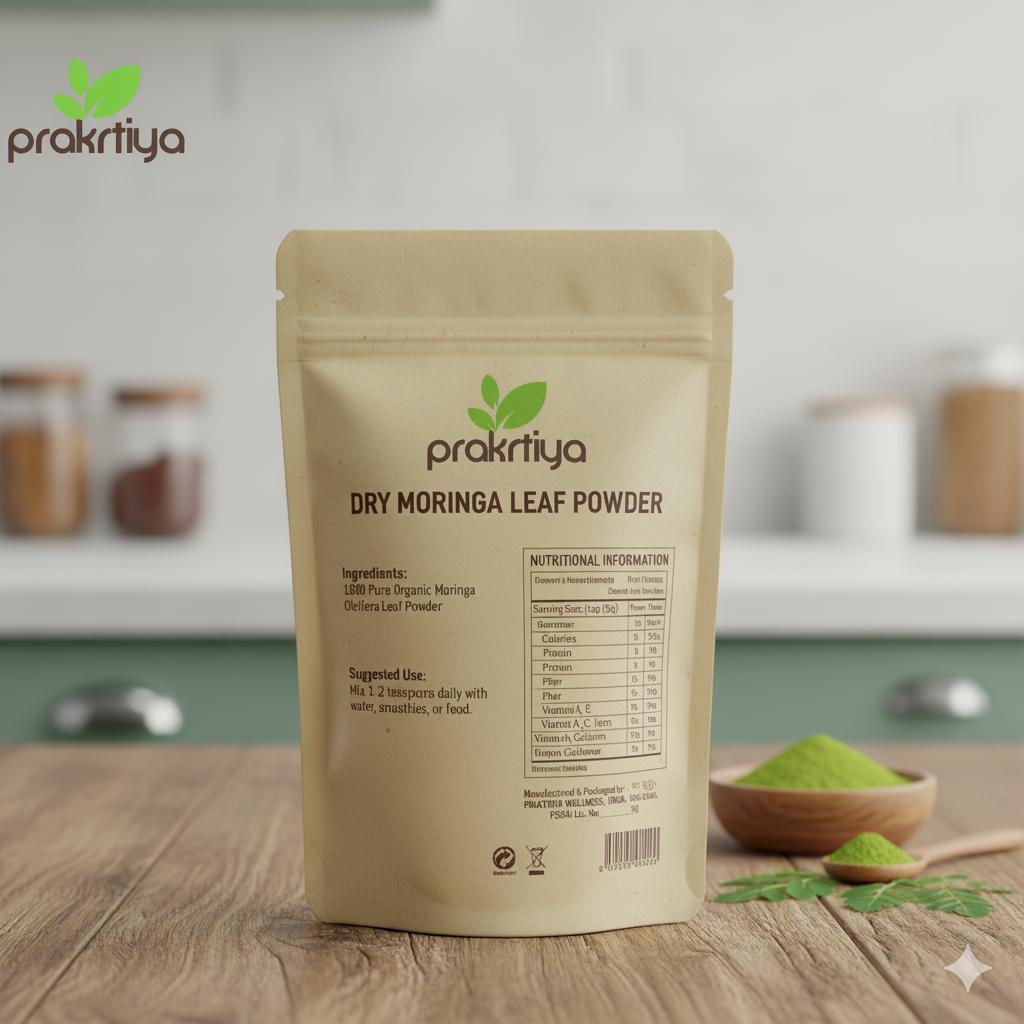 Prakrtiya Moringa Powder – Superfood for Energy & Wellness